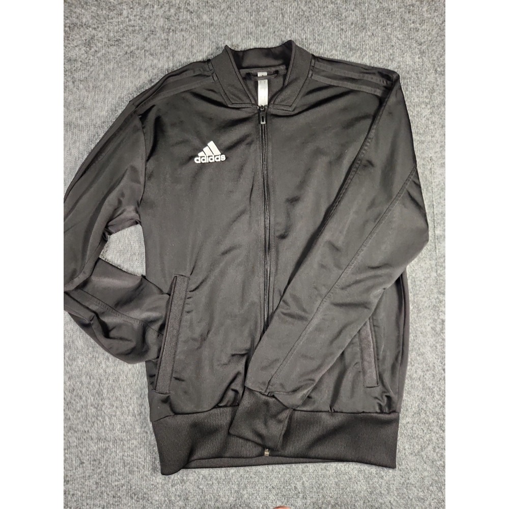 Adidas Mens Condivo 18 Track Jacket Black Soccer Training Zip Top CF4325 Small